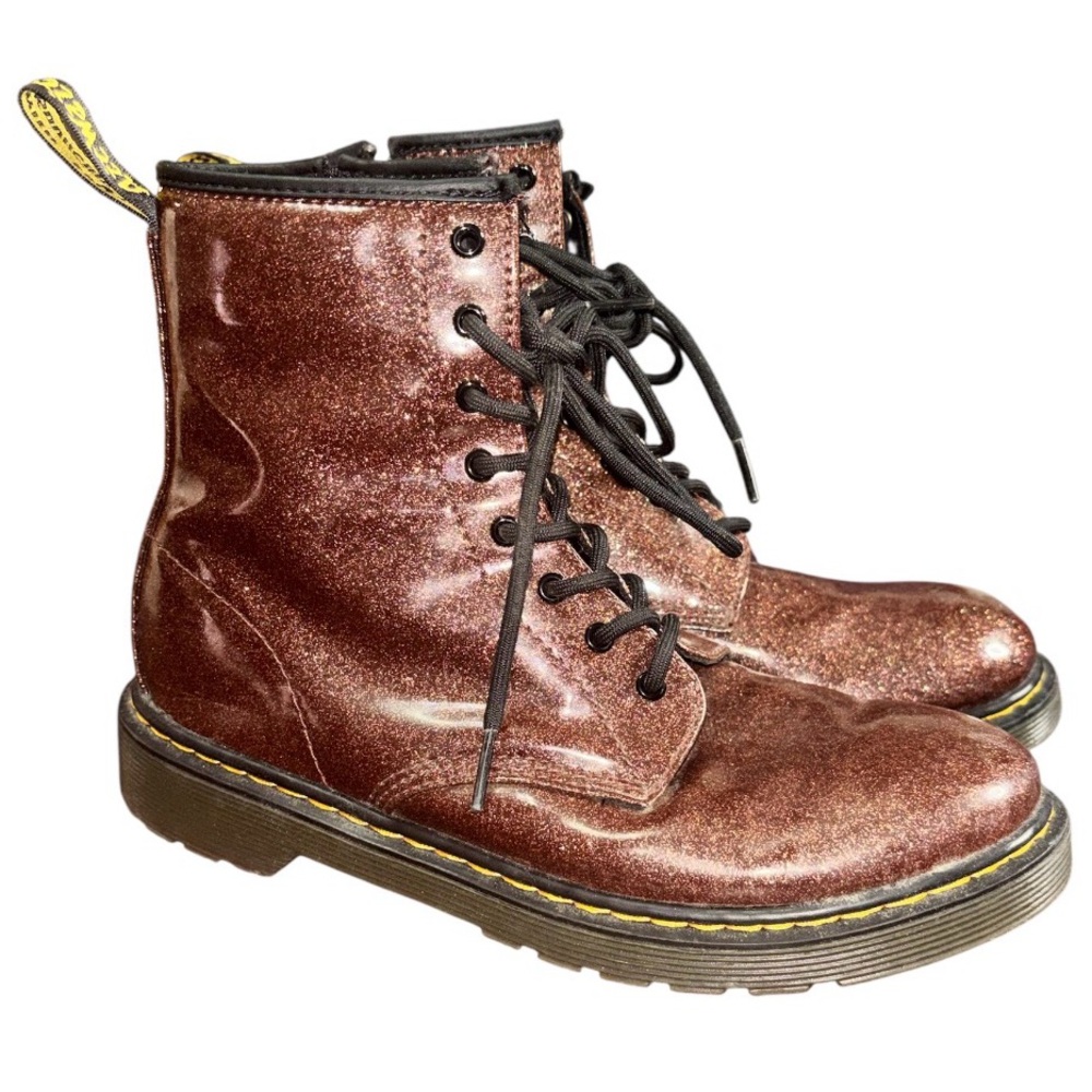 Doc Martens 1460 Glitter Boots Youth Size 7 Women’s 7 Sparkle Combat Boots